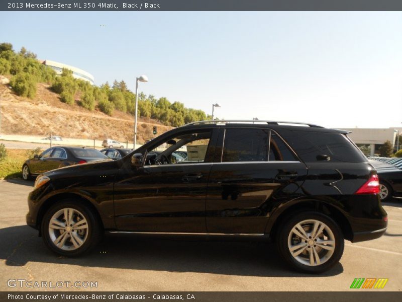 Black / Black 2013 Mercedes-Benz ML 350 4Matic