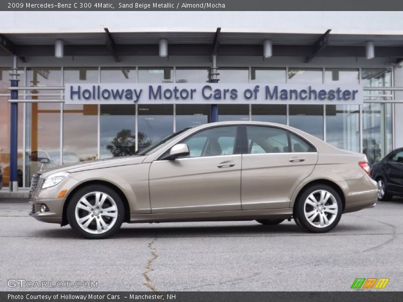 Sand Beige Metallic / Almond/Mocha 2009 Mercedes-Benz C 300 4Matic