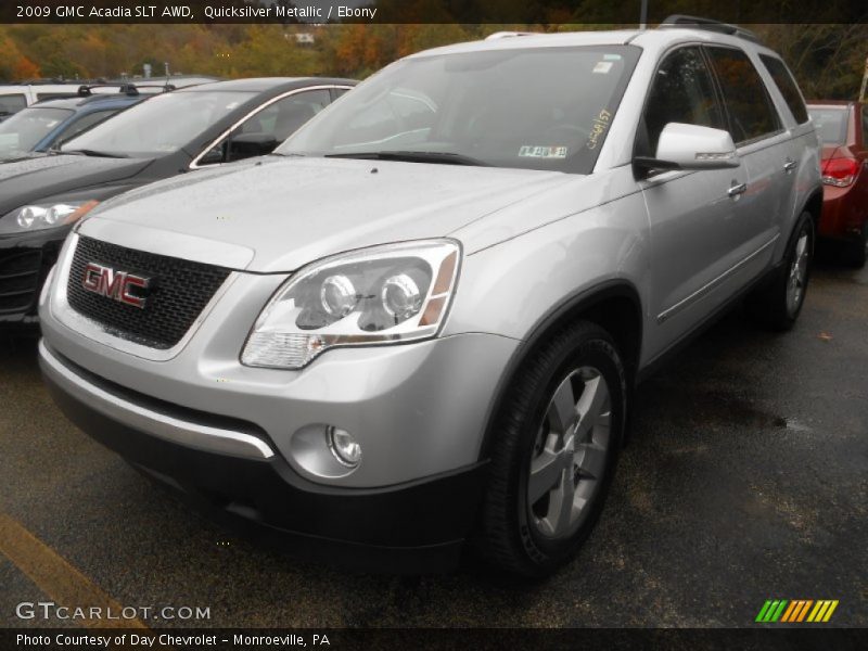 Quicksilver Metallic / Ebony 2009 GMC Acadia SLT AWD