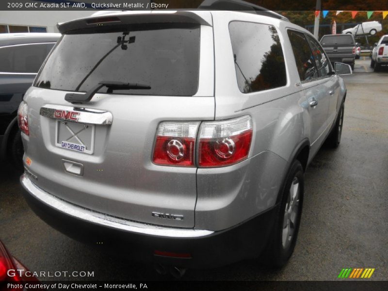 Quicksilver Metallic / Ebony 2009 GMC Acadia SLT AWD