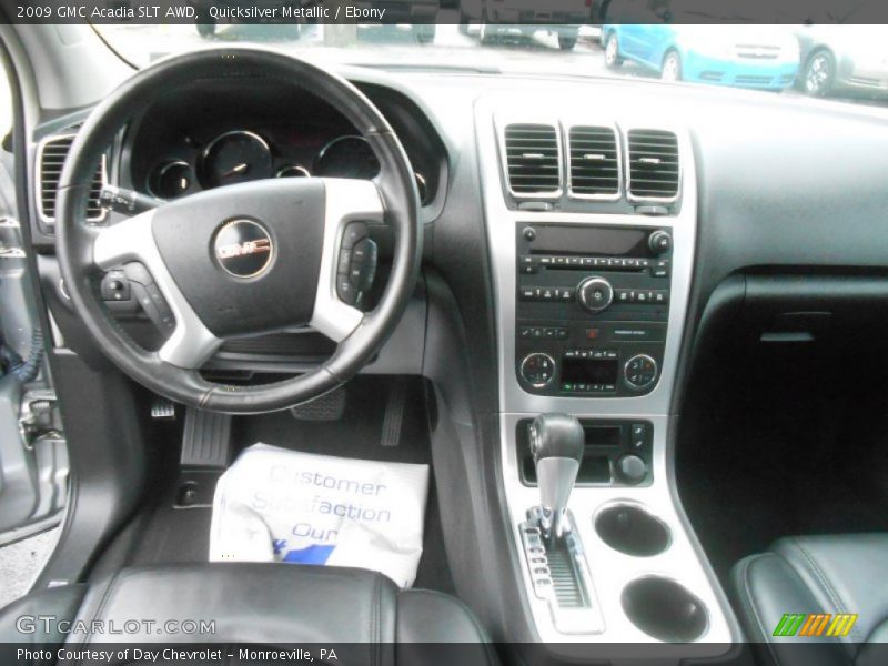 Quicksilver Metallic / Ebony 2009 GMC Acadia SLT AWD