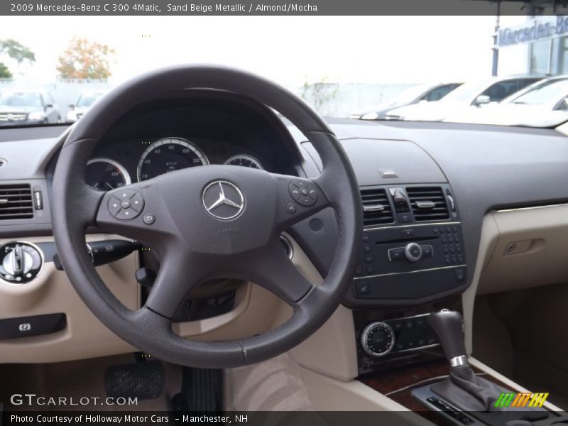 Sand Beige Metallic / Almond/Mocha 2009 Mercedes-Benz C 300 4Matic