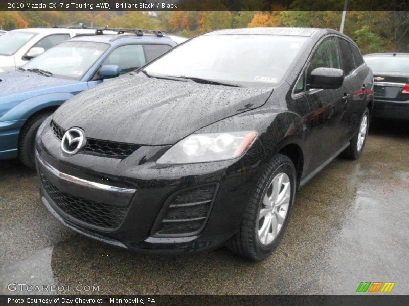Brilliant Black / Black 2010 Mazda CX-7 s Touring AWD