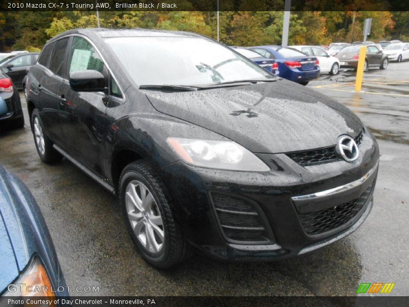 Brilliant Black / Black 2010 Mazda CX-7 s Touring AWD