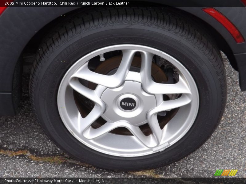 Chili Red / Punch Carbon Black Leather 2009 Mini Cooper S Hardtop