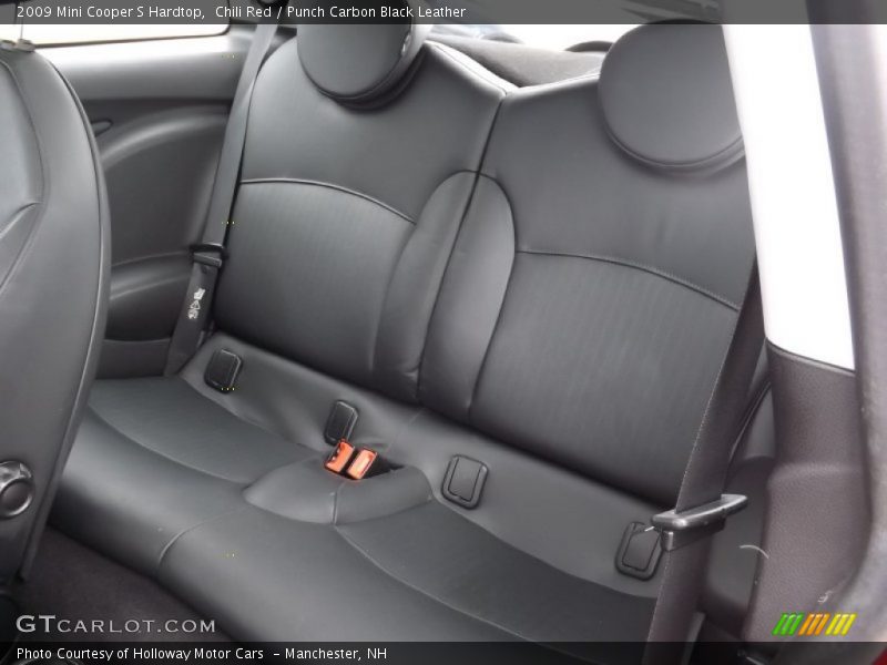Chili Red / Punch Carbon Black Leather 2009 Mini Cooper S Hardtop