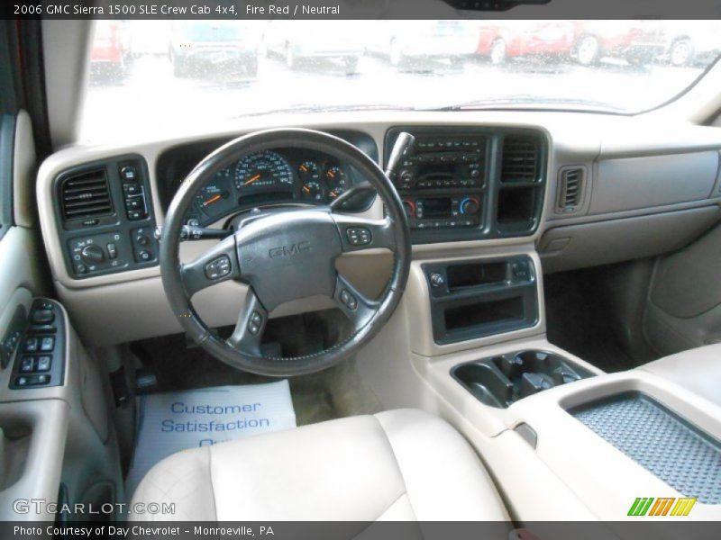 Fire Red / Neutral 2006 GMC Sierra 1500 SLE Crew Cab 4x4