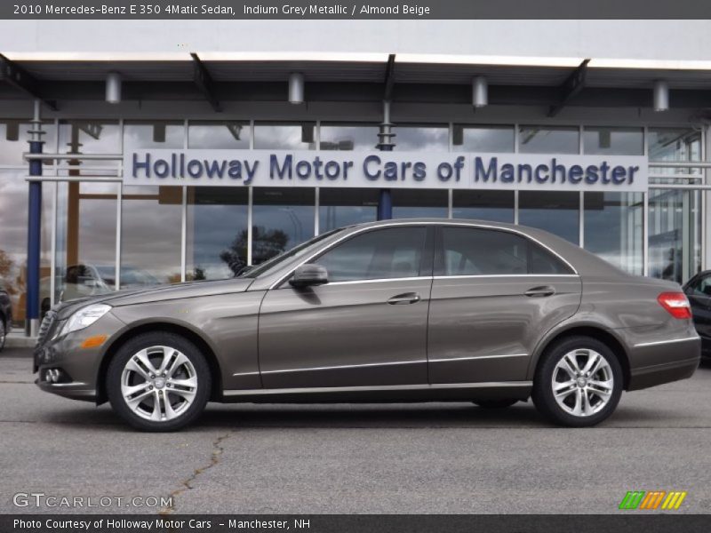 Indium Grey Metallic / Almond Beige 2010 Mercedes-Benz E 350 4Matic Sedan