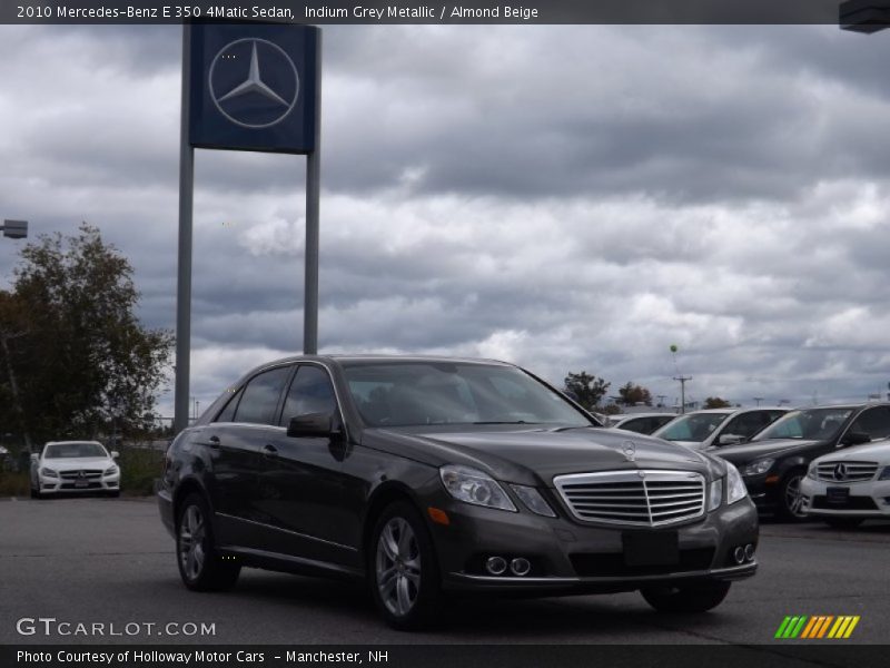 Indium Grey Metallic / Almond Beige 2010 Mercedes-Benz E 350 4Matic Sedan