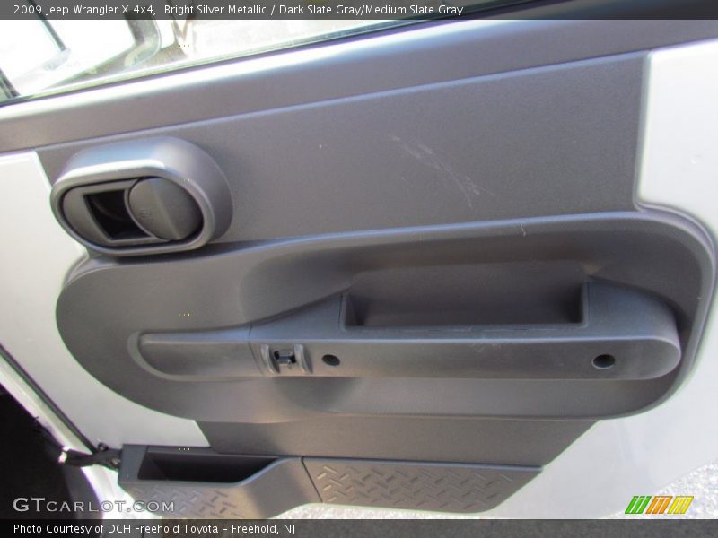 Bright Silver Metallic / Dark Slate Gray/Medium Slate Gray 2009 Jeep Wrangler X 4x4