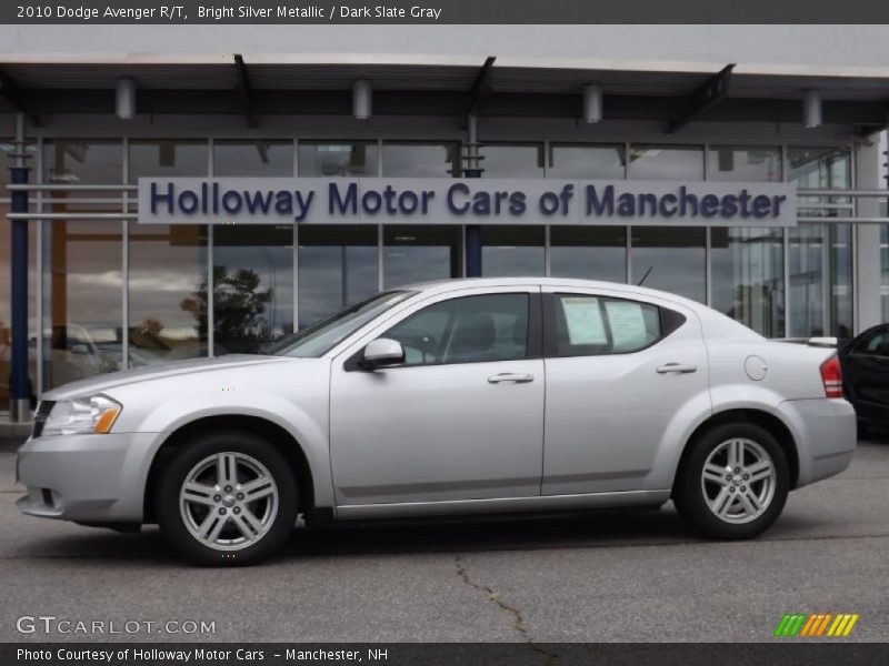 Bright Silver Metallic / Dark Slate Gray 2010 Dodge Avenger R/T