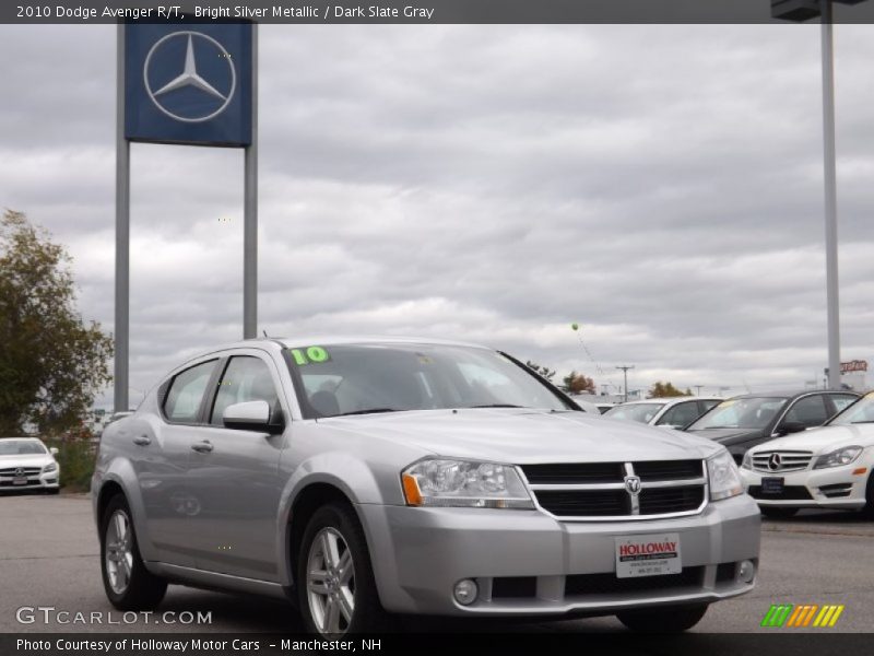 Bright Silver Metallic / Dark Slate Gray 2010 Dodge Avenger R/T