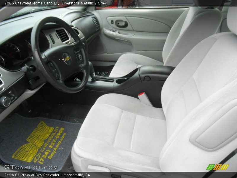Silverstone Metallic / Gray 2006 Chevrolet Monte Carlo LT