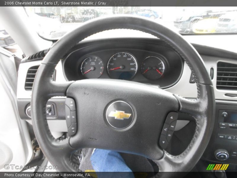 Silverstone Metallic / Gray 2006 Chevrolet Monte Carlo LT