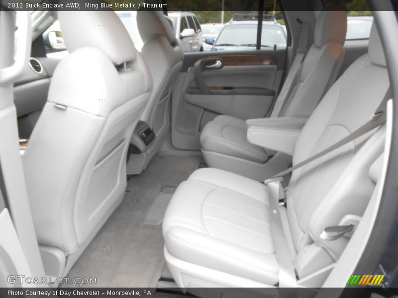 Ming Blue Metallic / Titanium 2012 Buick Enclave AWD