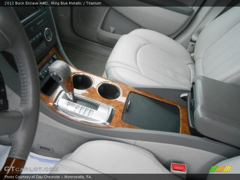 Ming Blue Metallic / Titanium 2012 Buick Enclave AWD