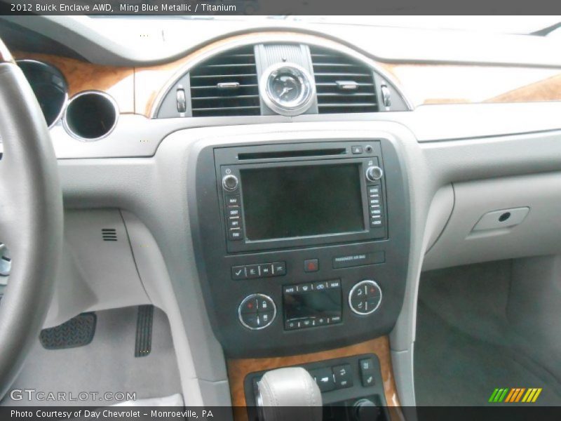 Ming Blue Metallic / Titanium 2012 Buick Enclave AWD