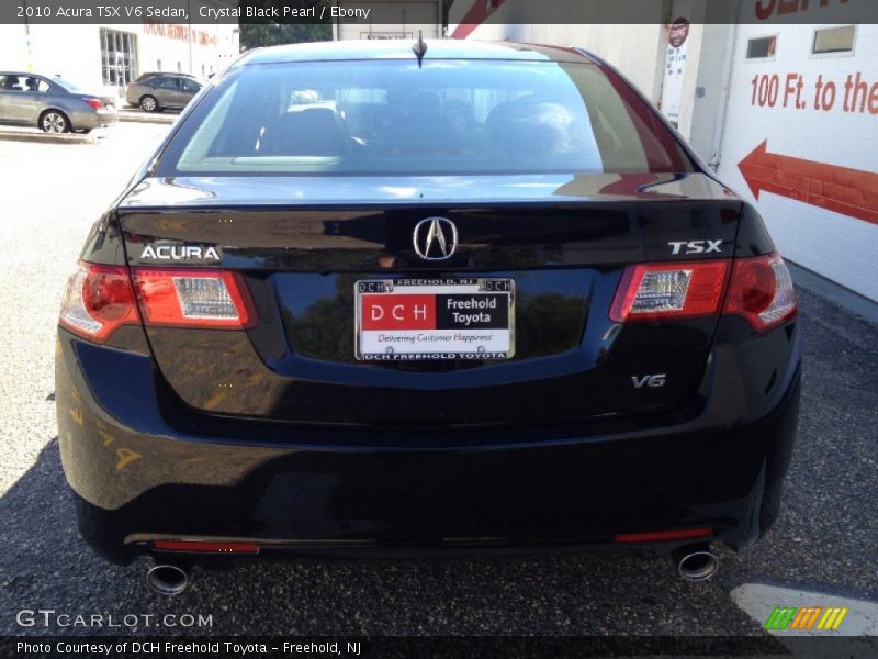 Crystal Black Pearl / Ebony 2010 Acura TSX V6 Sedan