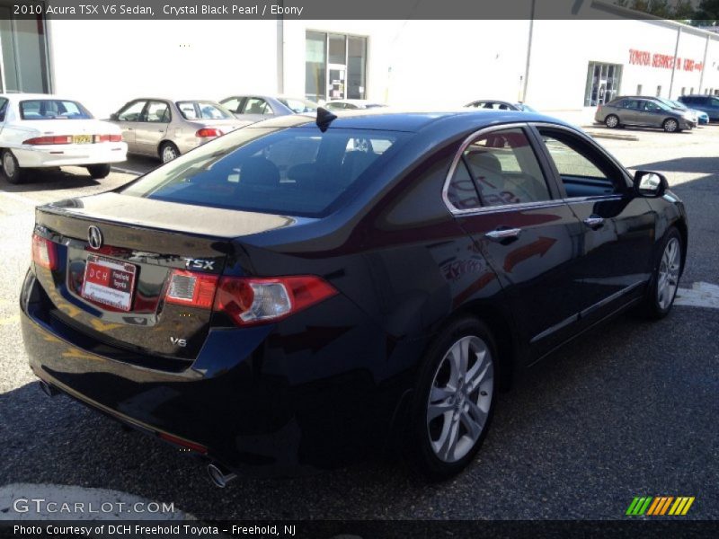 Crystal Black Pearl / Ebony 2010 Acura TSX V6 Sedan