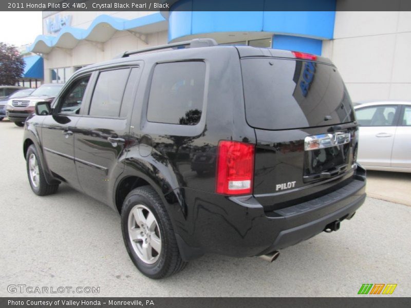 Crystal Black Pearl / Black 2011 Honda Pilot EX 4WD