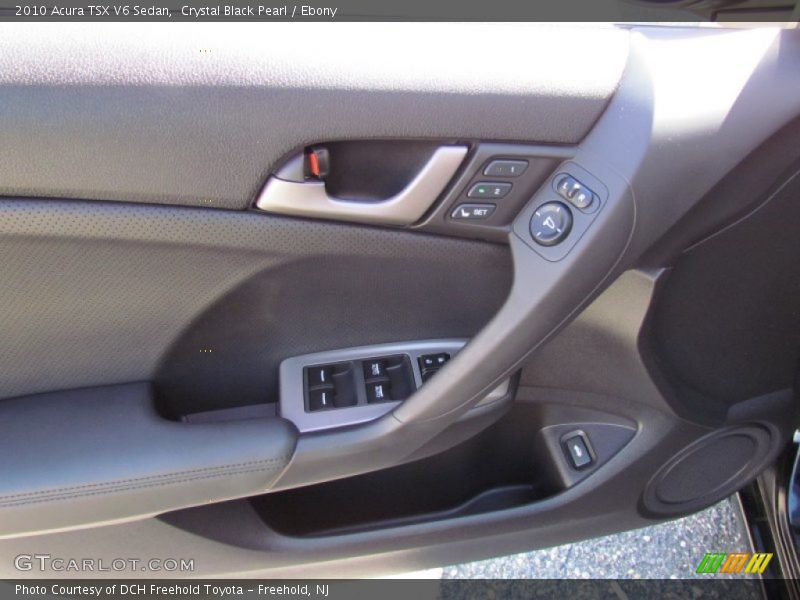 Crystal Black Pearl / Ebony 2010 Acura TSX V6 Sedan