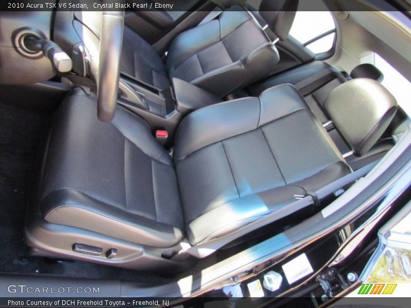 Crystal Black Pearl / Ebony 2010 Acura TSX V6 Sedan