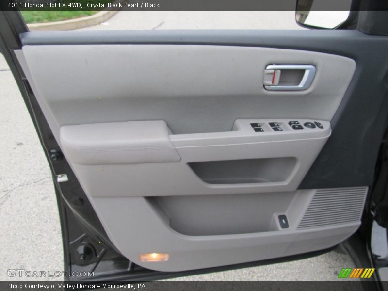 Crystal Black Pearl / Black 2011 Honda Pilot EX 4WD