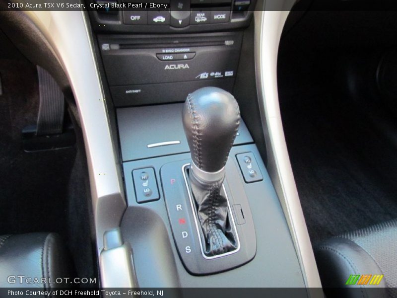 Crystal Black Pearl / Ebony 2010 Acura TSX V6 Sedan