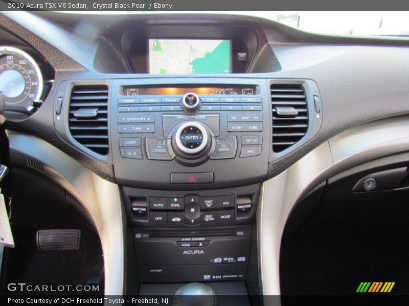 Crystal Black Pearl / Ebony 2010 Acura TSX V6 Sedan