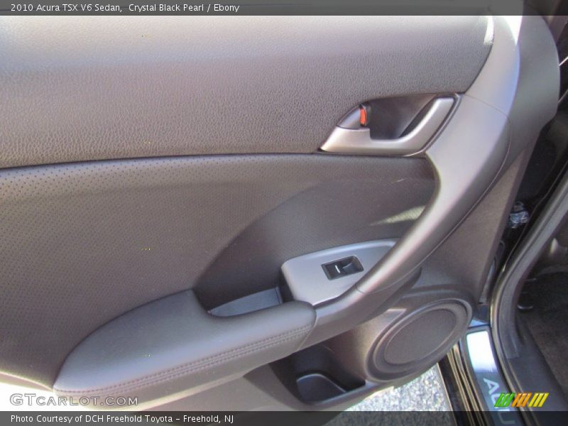 Crystal Black Pearl / Ebony 2010 Acura TSX V6 Sedan