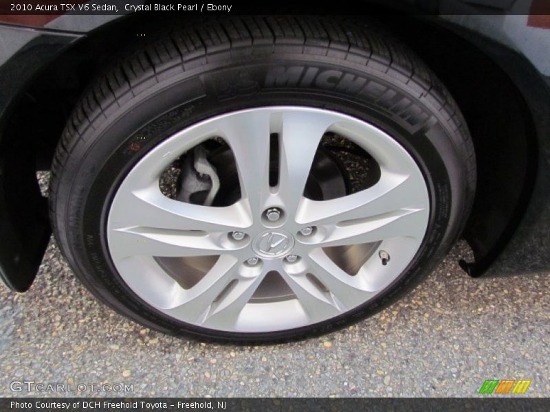 Crystal Black Pearl / Ebony 2010 Acura TSX V6 Sedan