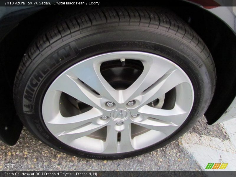 Crystal Black Pearl / Ebony 2010 Acura TSX V6 Sedan