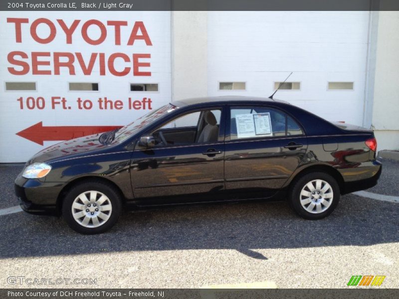 Black / Light Gray 2004 Toyota Corolla LE