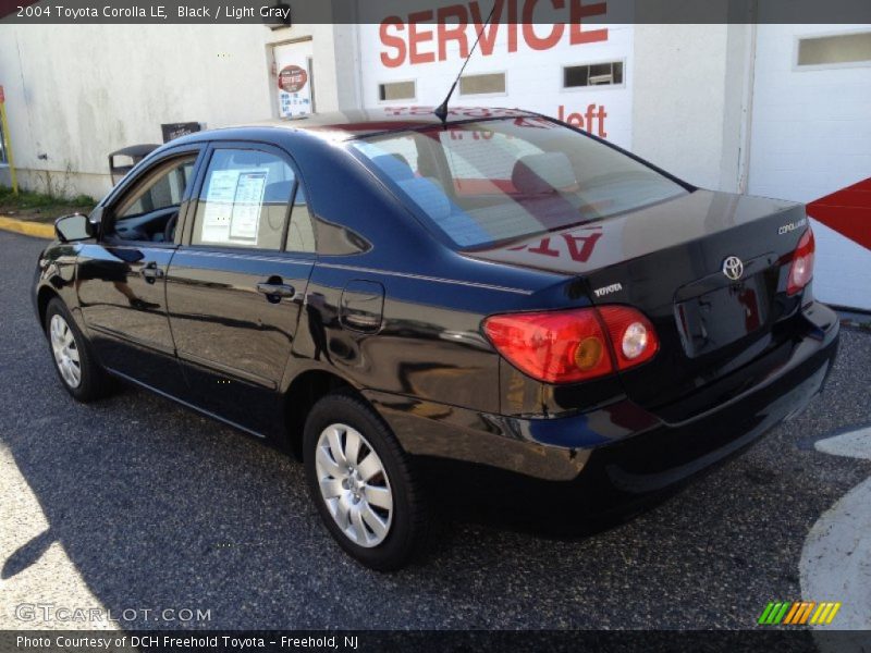 Black / Light Gray 2004 Toyota Corolla LE