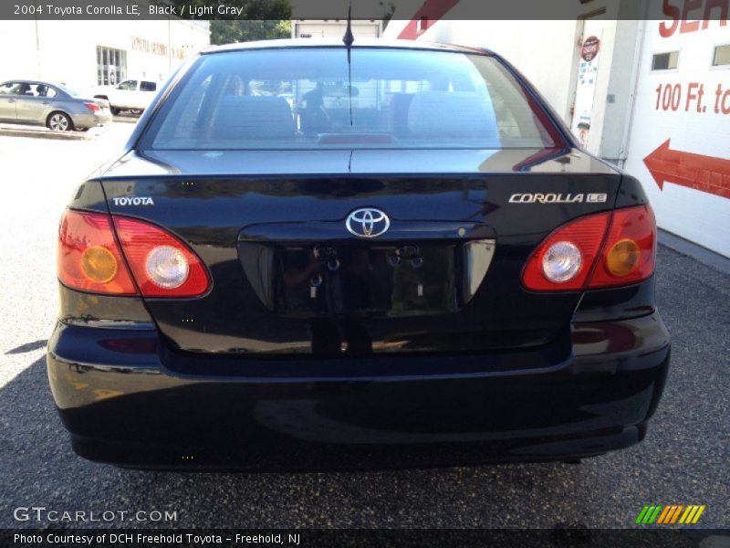 Black / Light Gray 2004 Toyota Corolla LE