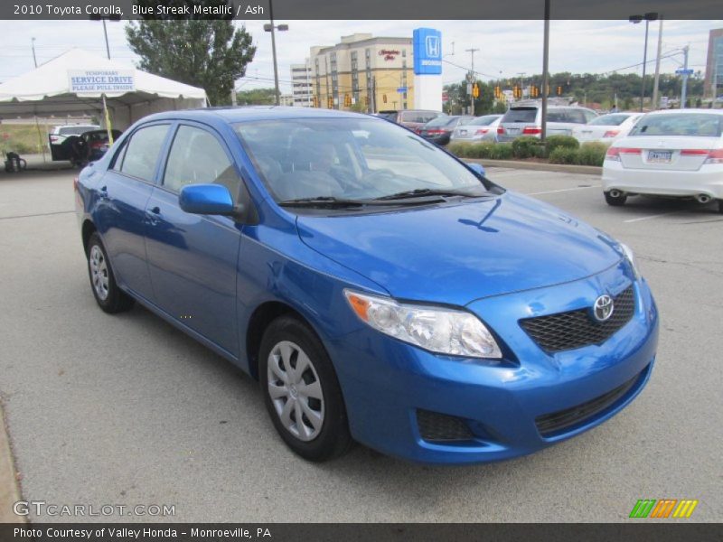 Front 3/4 View of 2010 Corolla 