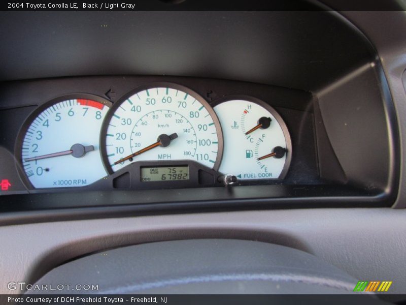 Black / Light Gray 2004 Toyota Corolla LE