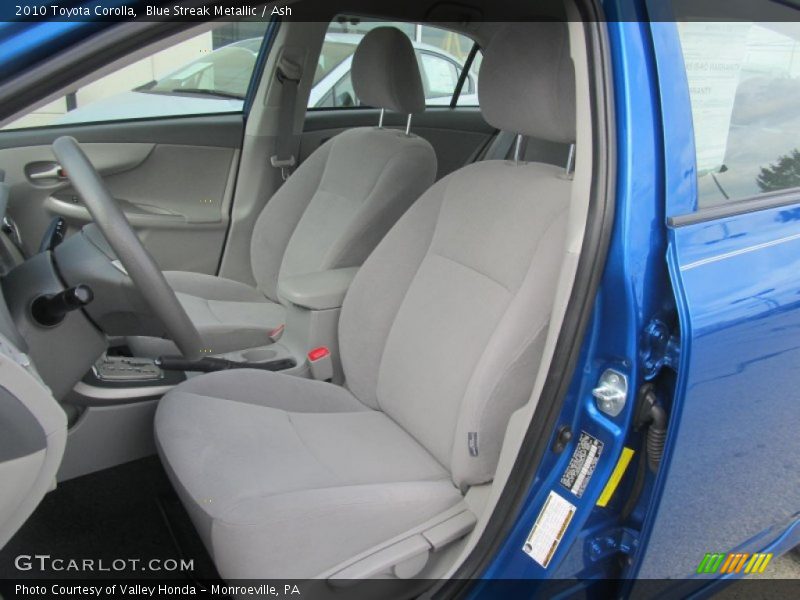 Blue Streak Metallic / Ash 2010 Toyota Corolla