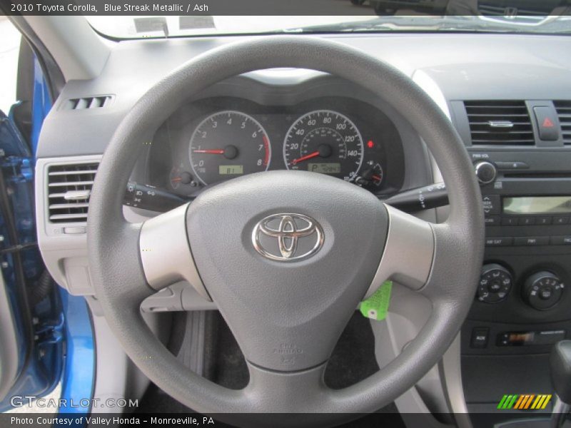  2010 Corolla  Steering Wheel