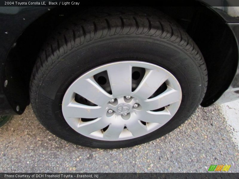Black / Light Gray 2004 Toyota Corolla LE