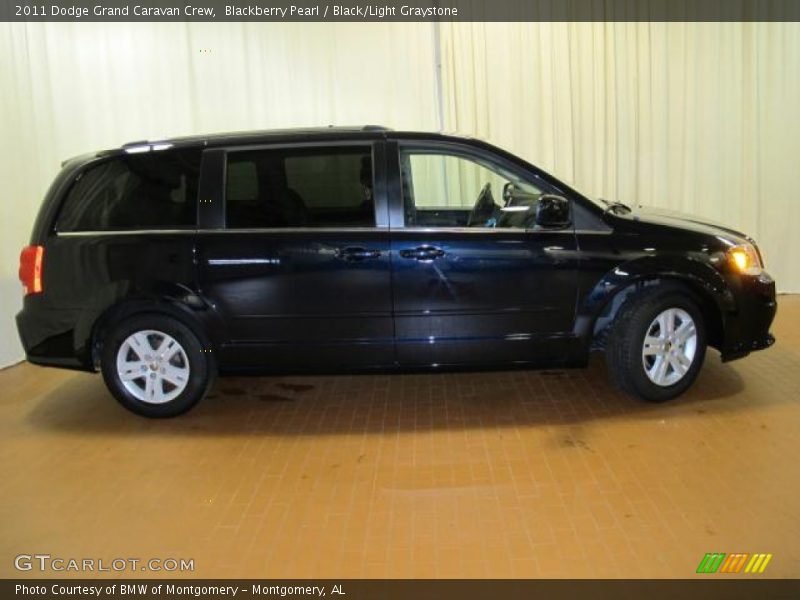 Blackberry Pearl / Black/Light Graystone 2011 Dodge Grand Caravan Crew