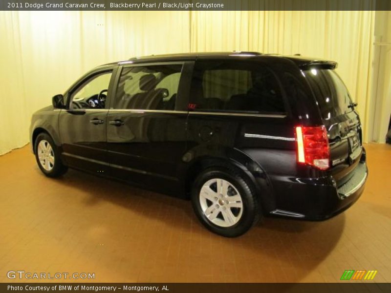 Blackberry Pearl / Black/Light Graystone 2011 Dodge Grand Caravan Crew