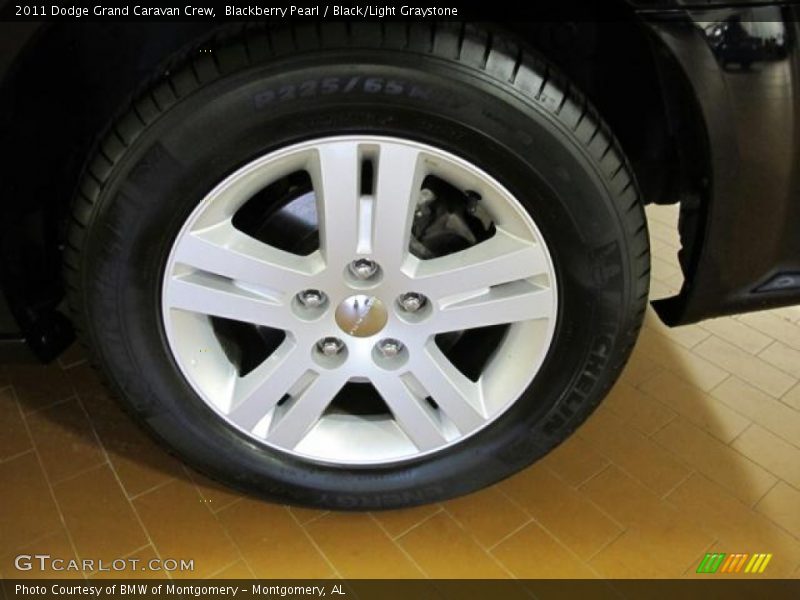 Blackberry Pearl / Black/Light Graystone 2011 Dodge Grand Caravan Crew