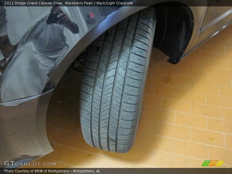 Blackberry Pearl / Black/Light Graystone 2011 Dodge Grand Caravan Crew