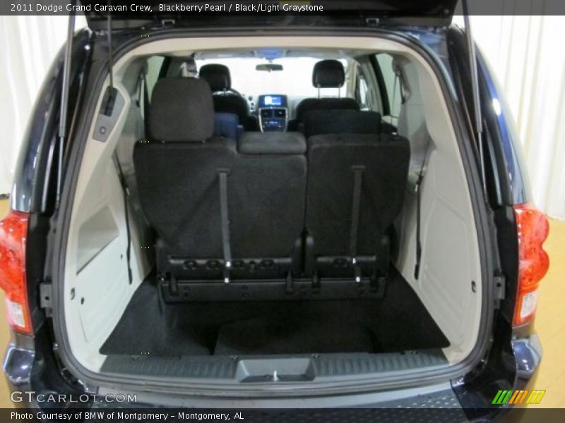 Blackberry Pearl / Black/Light Graystone 2011 Dodge Grand Caravan Crew