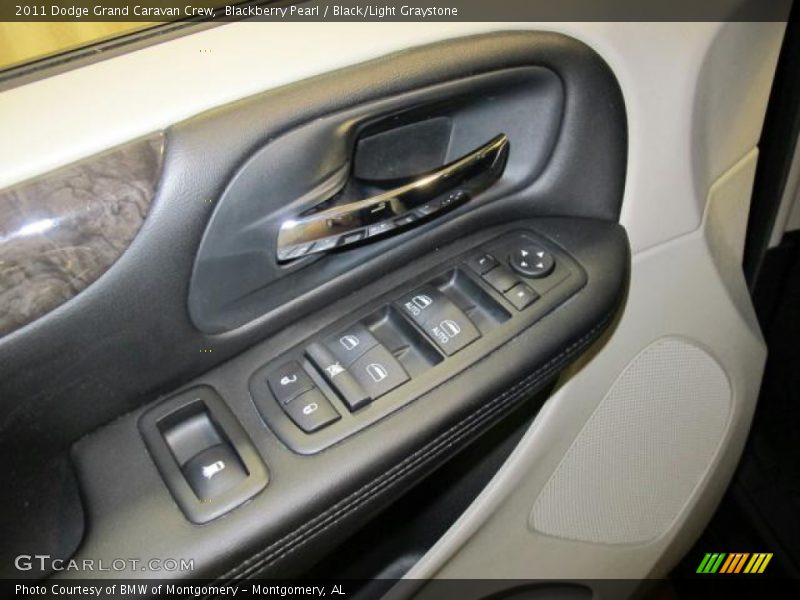 Blackberry Pearl / Black/Light Graystone 2011 Dodge Grand Caravan Crew