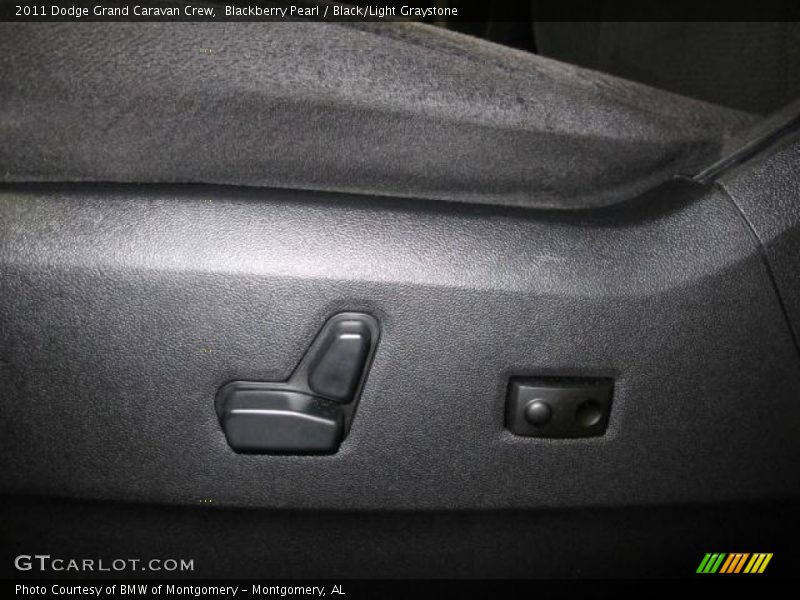 Blackberry Pearl / Black/Light Graystone 2011 Dodge Grand Caravan Crew