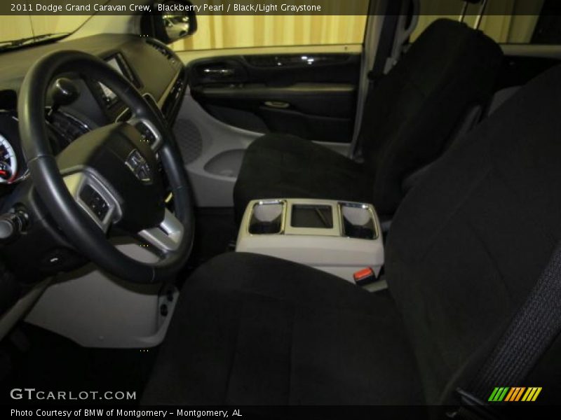 Blackberry Pearl / Black/Light Graystone 2011 Dodge Grand Caravan Crew
