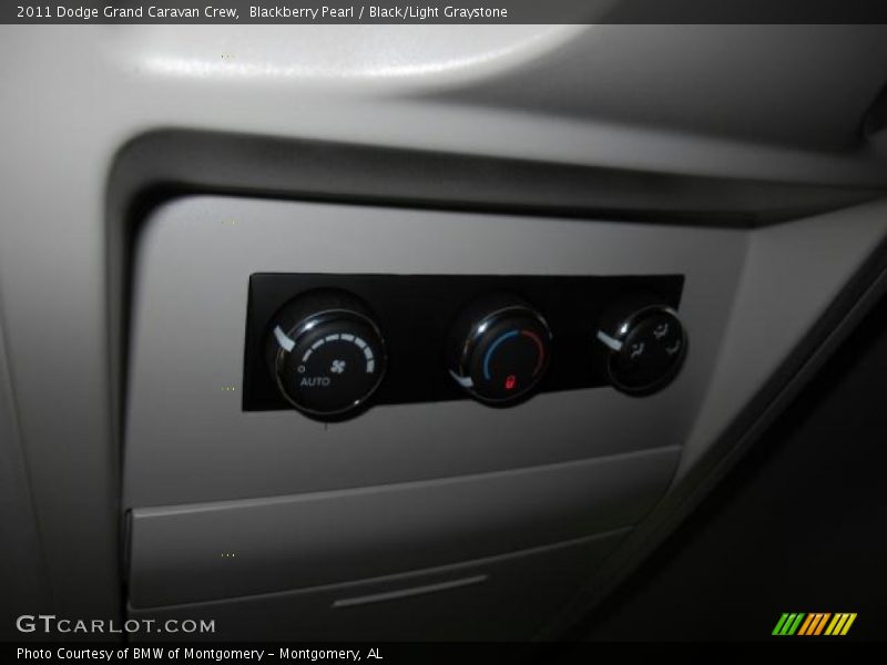 Blackberry Pearl / Black/Light Graystone 2011 Dodge Grand Caravan Crew