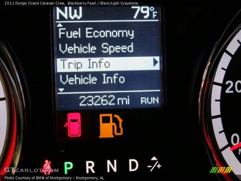 Blackberry Pearl / Black/Light Graystone 2011 Dodge Grand Caravan Crew